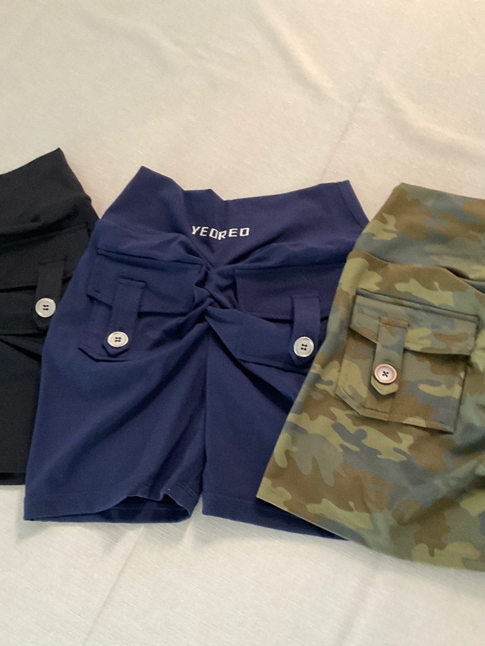 YEOREO WAISTBAND SHORTS - SET OF 3
